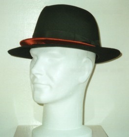 Red Double Brim Trilby £285